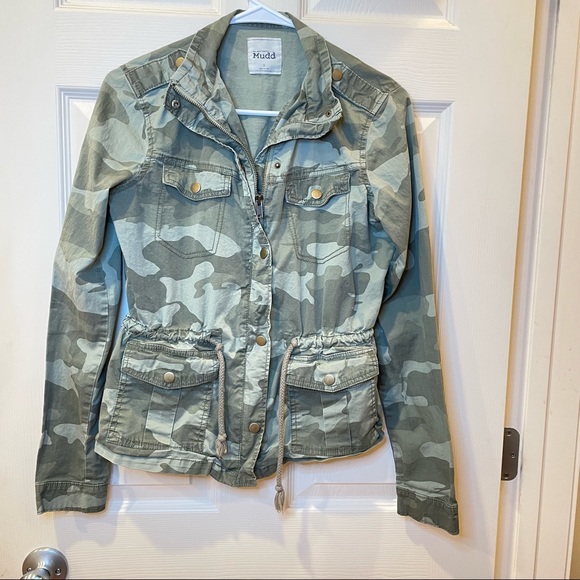 Green Camo Mudd Jacket - Picture 1 of 3